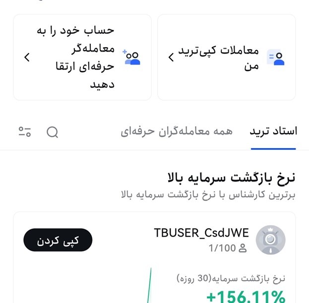 پروتریدر توبیت